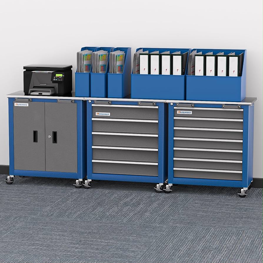 7-Drawer Rolling Tool Chest with Key Locking System
