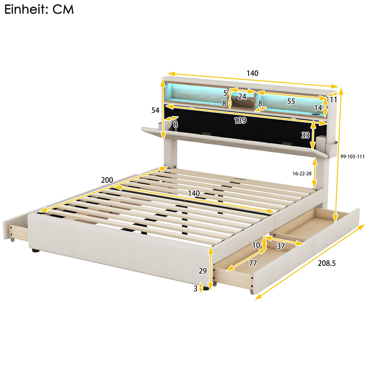 CloudNest Bed