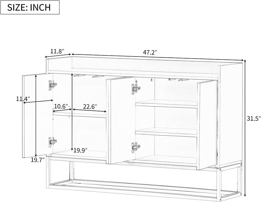 Navy SideBoard