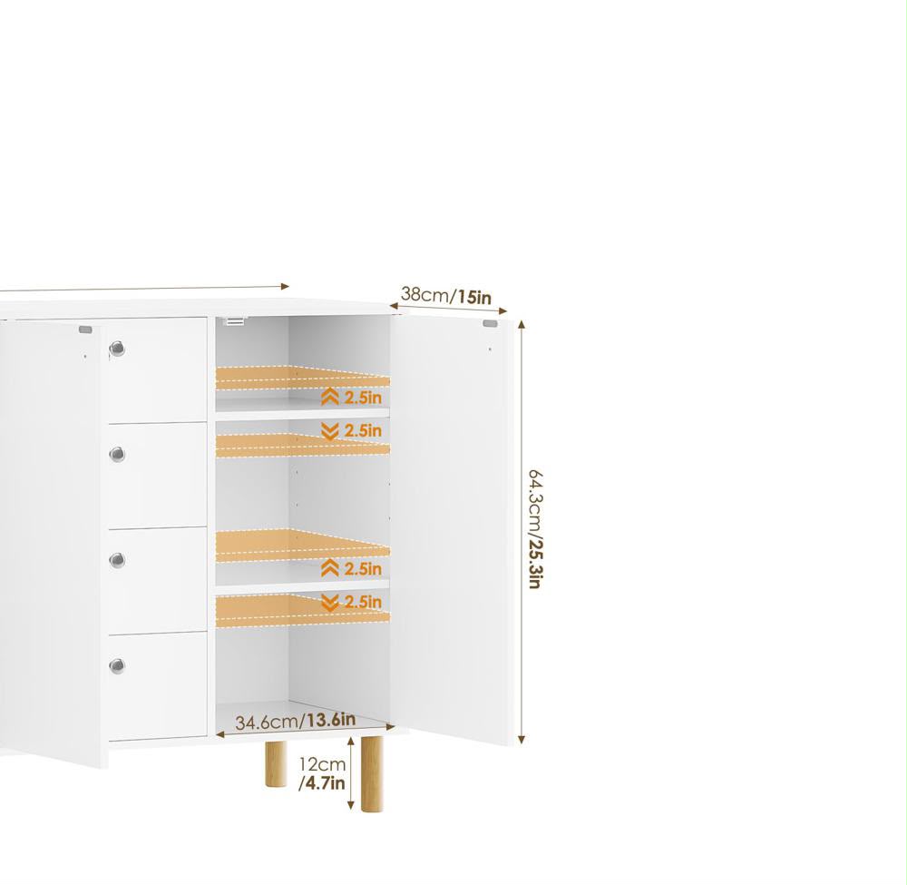 whitestack Dresser