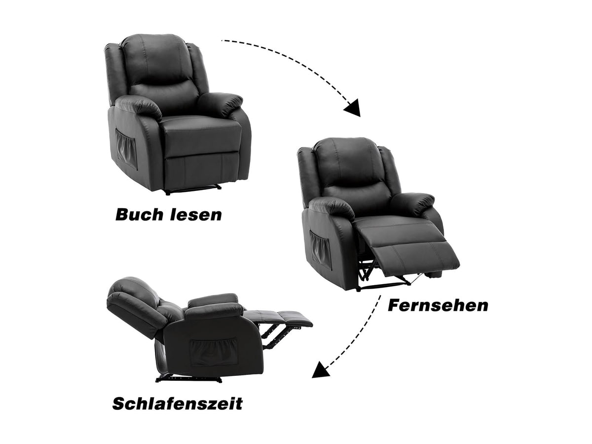 Noir Comfort Recliner