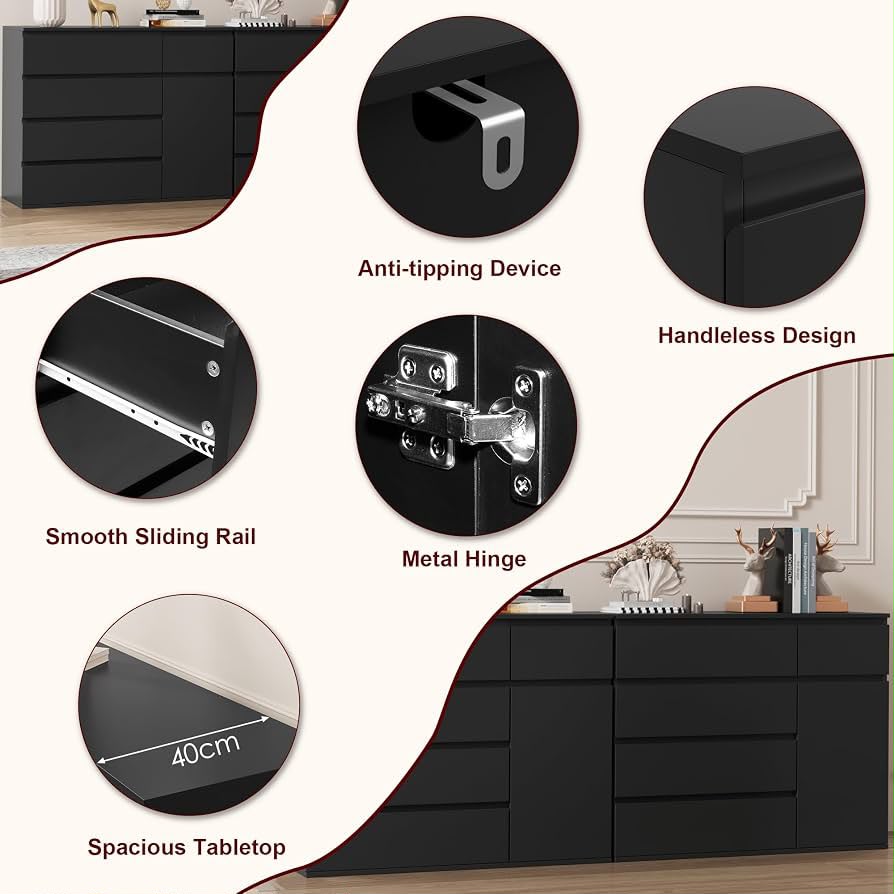 Midnight Loft dresser