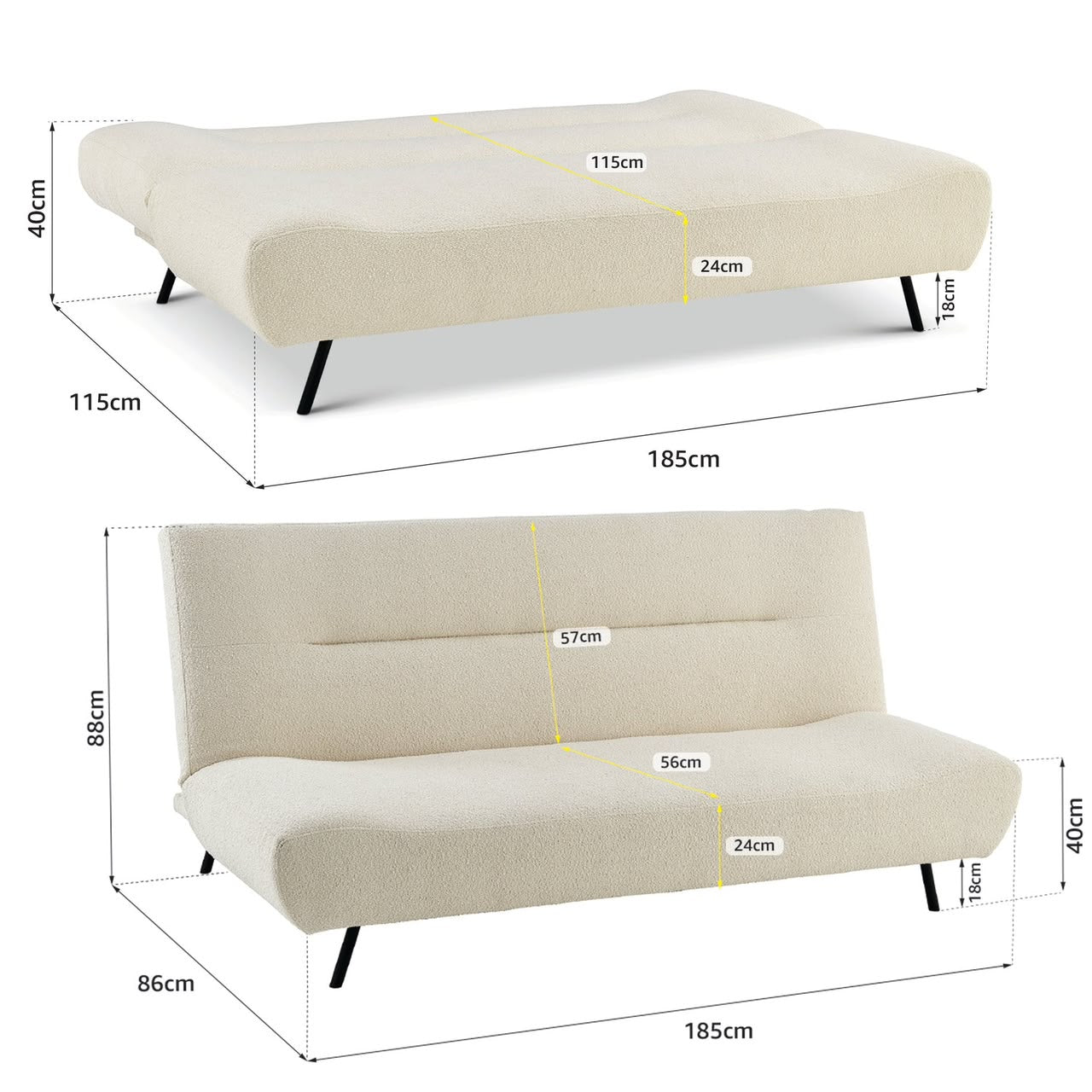 Boucle SofaBed