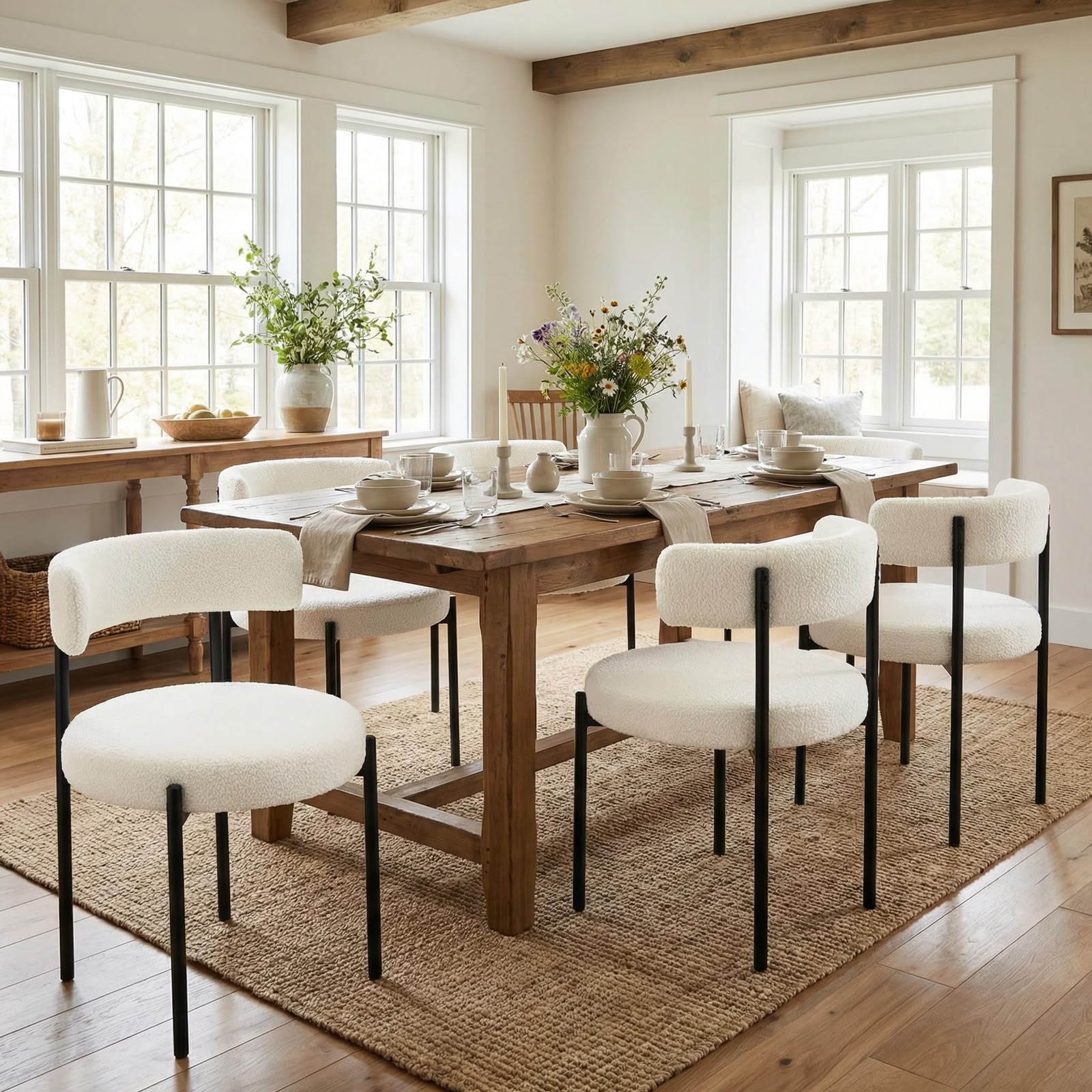 Boucle Dining Chair