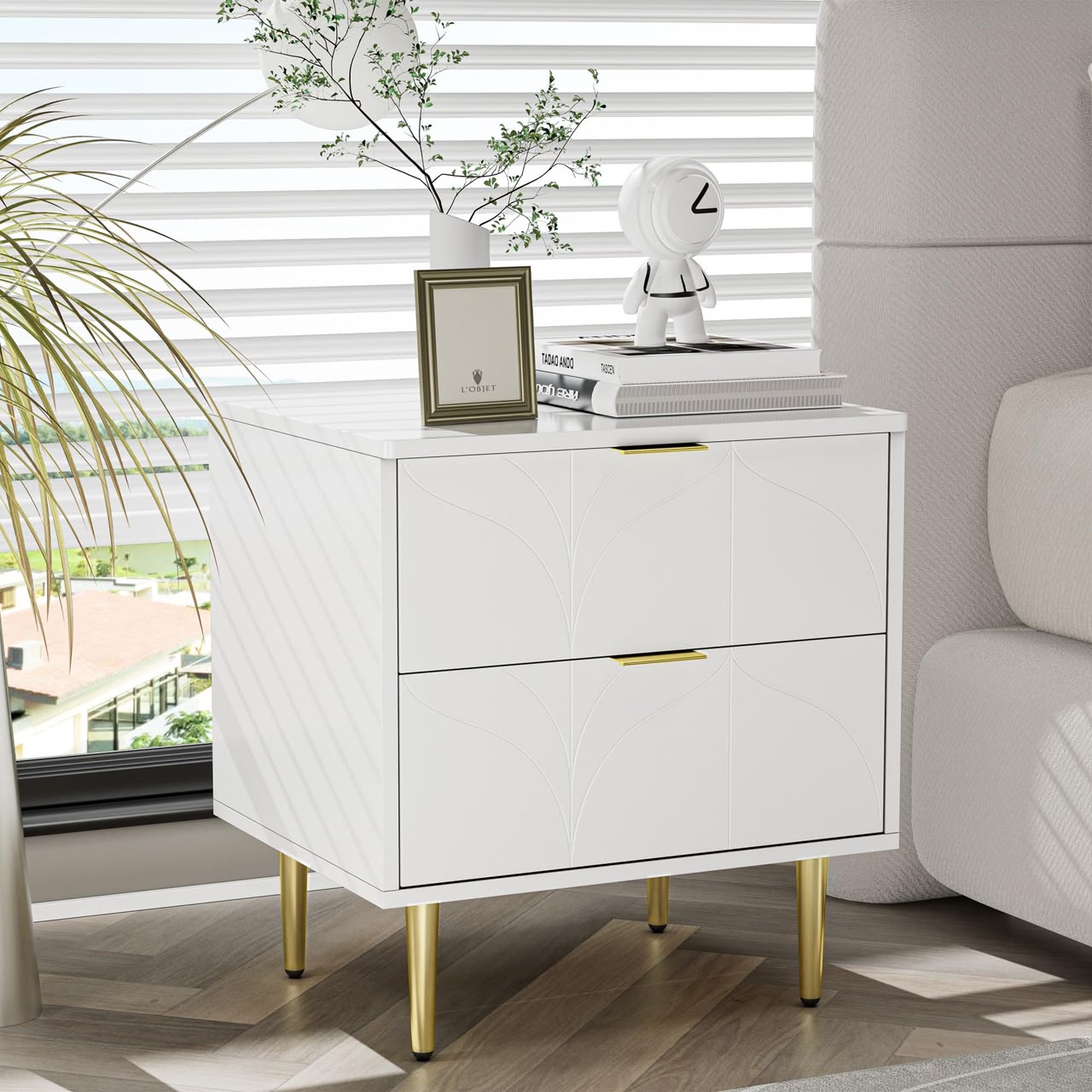 Gold Nighstand