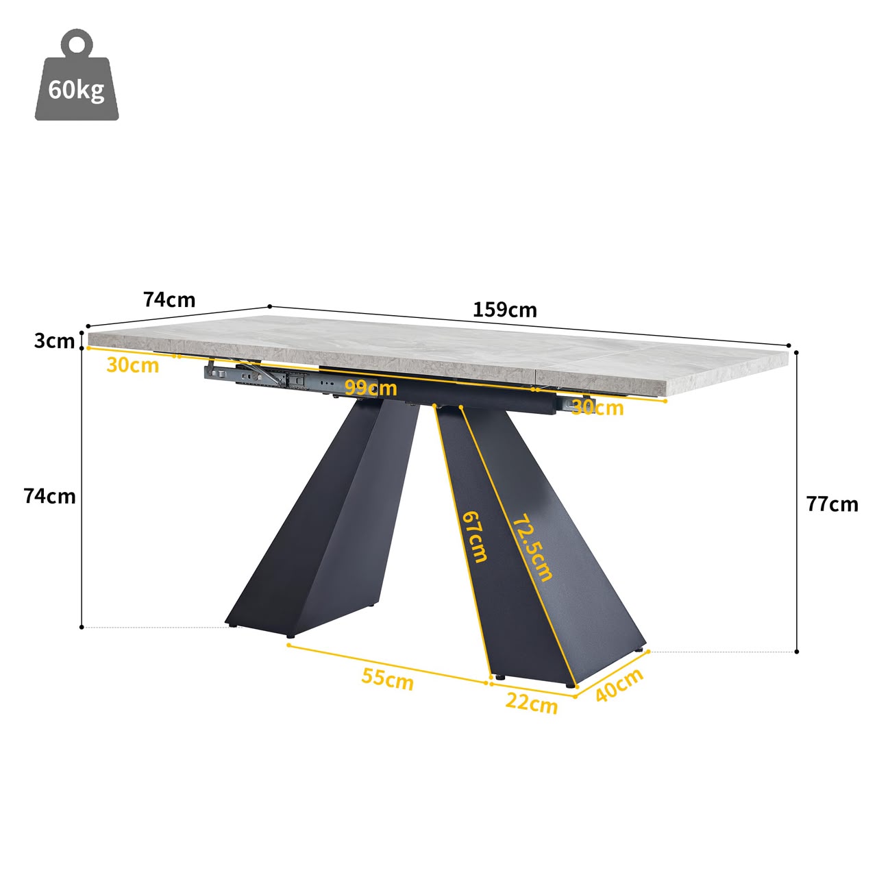 Cascade Dining Table